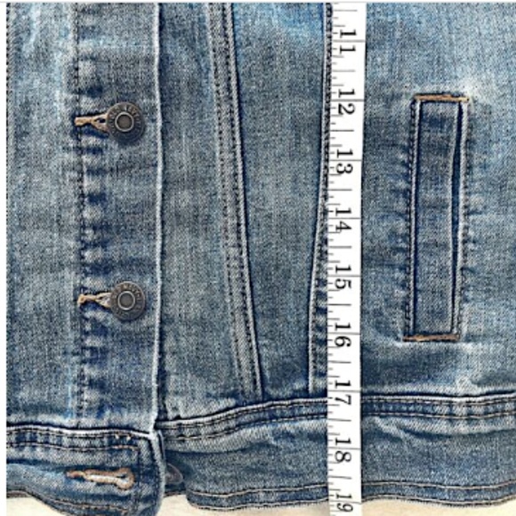 Old Navy Women's Jean Jacket Small Buttons Denim - Picture 5 of 10